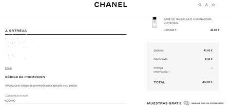 descuento chanel